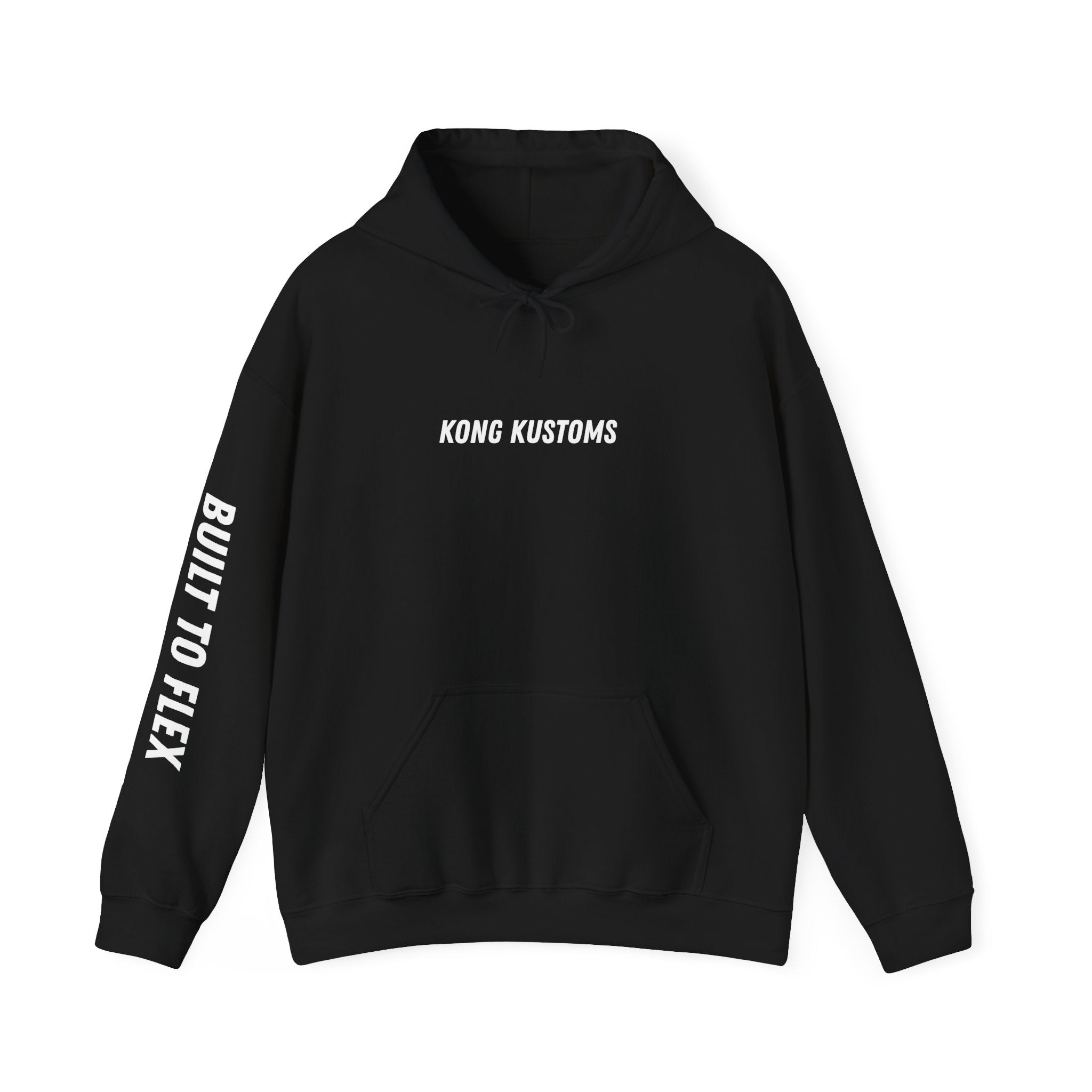 Kong Kustoms Graphic Hoodie – Built to Flex Gorilla Logo Pullover