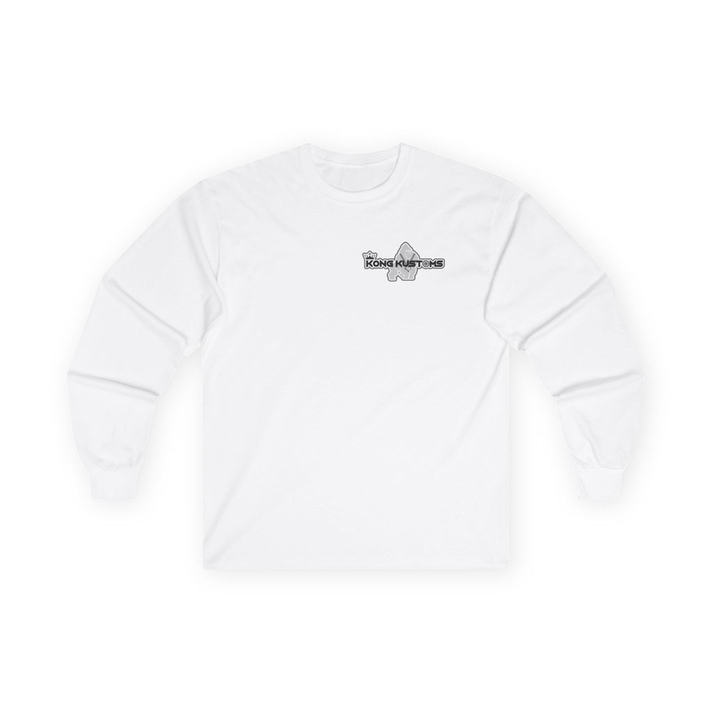 Long Sleeve Tee — 'Home Is Where The Heart Is' Minimal Chest Logo
