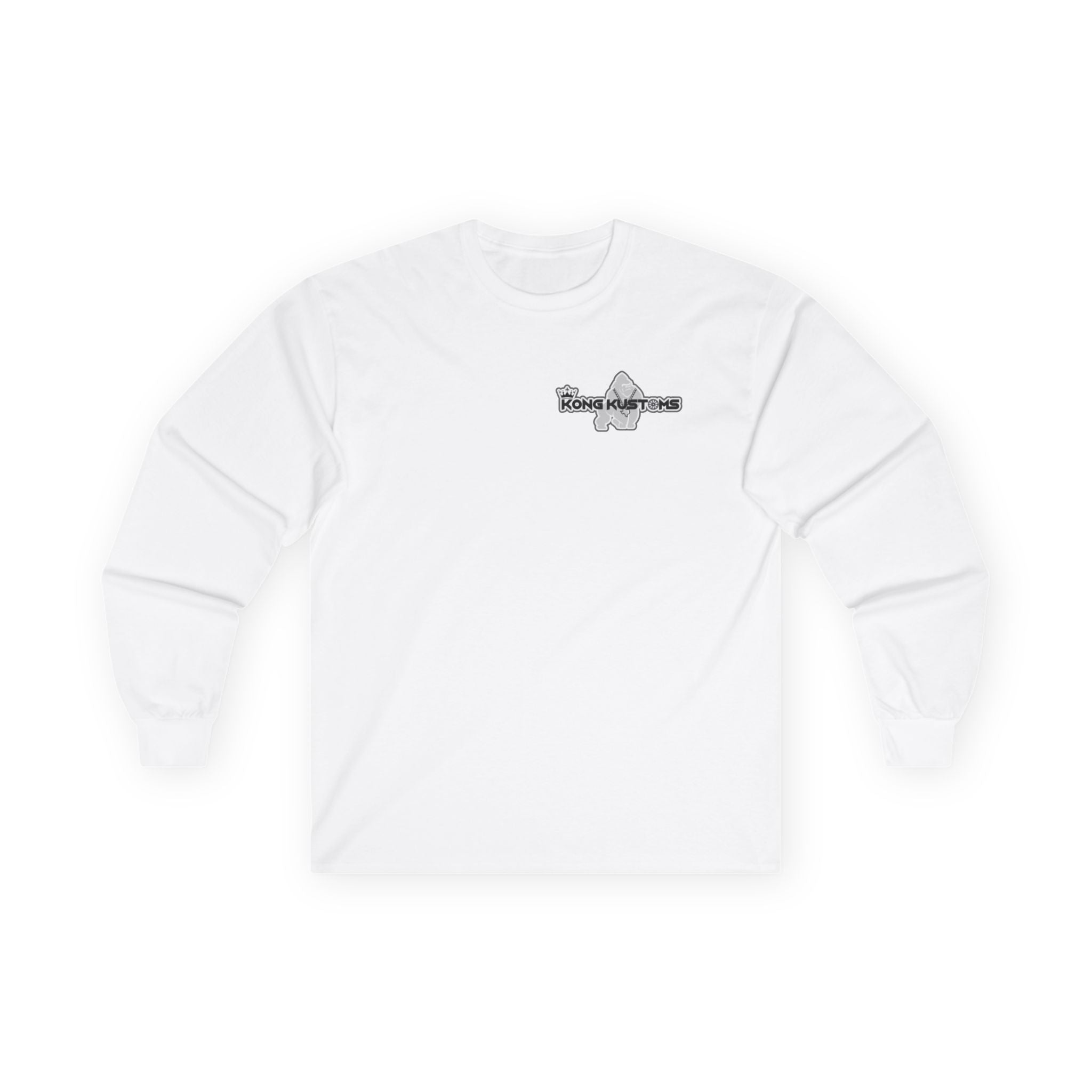 Long Sleeve Tee — 'Home Is Where The Heart Is' Minimal Chest Logo