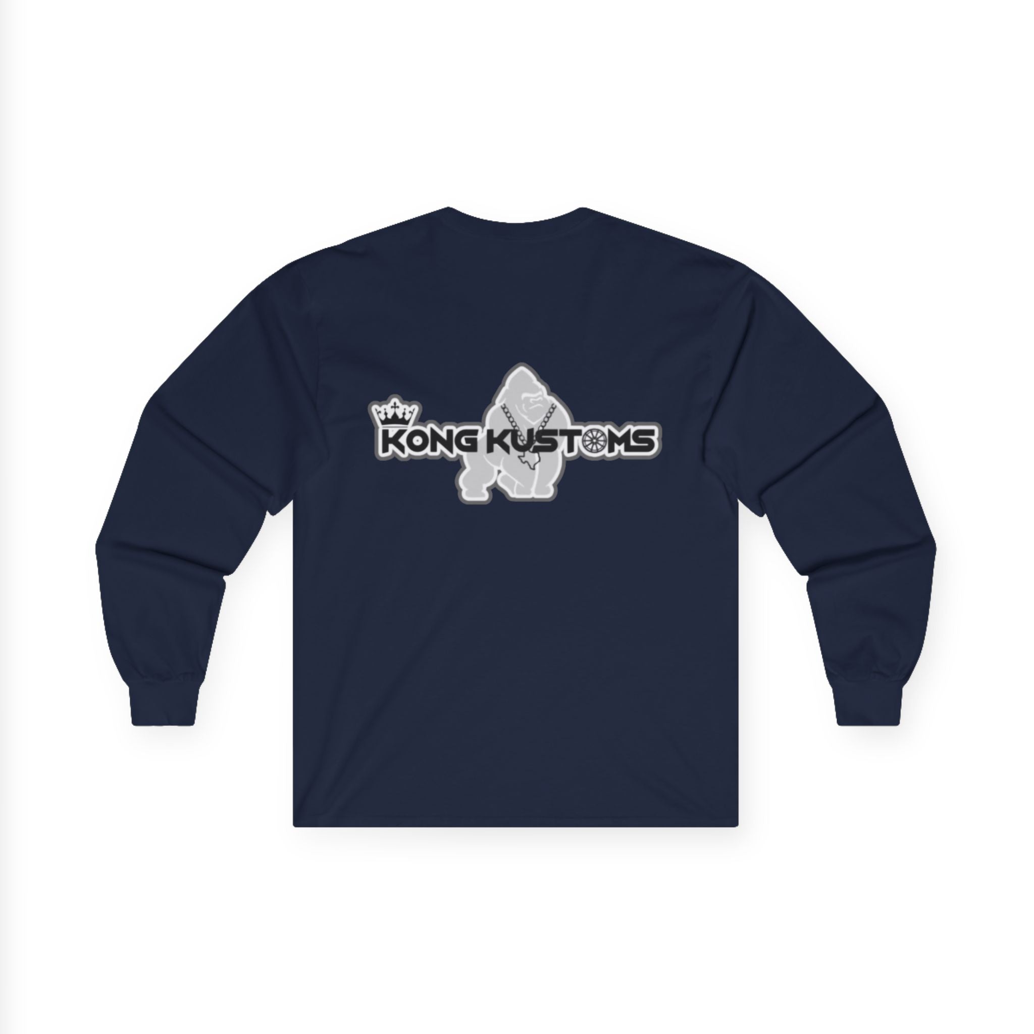 Long Sleeve Tee — 'Home Is Where The Heart Is' Minimal Chest Logo