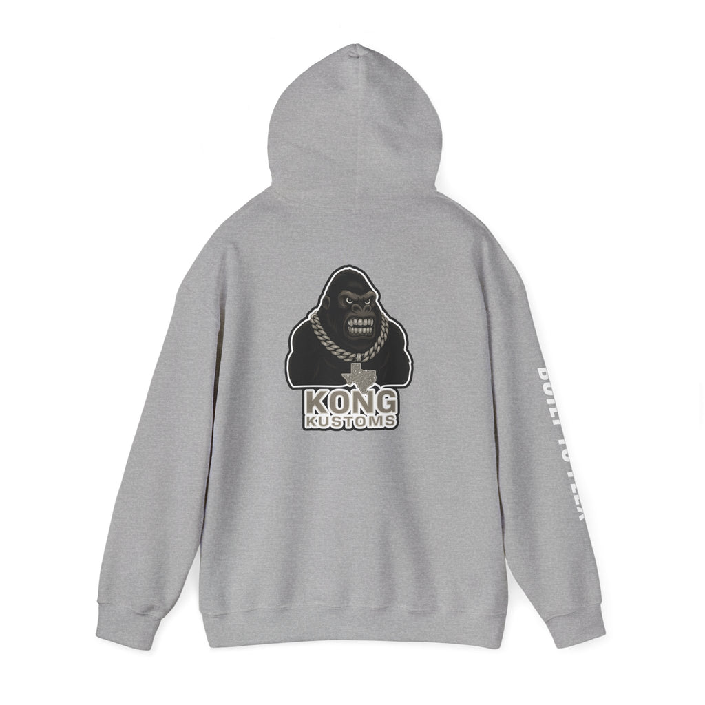 Kong Kustoms Graphic Hoodie – Built to Flex Gorilla Logo Pullover