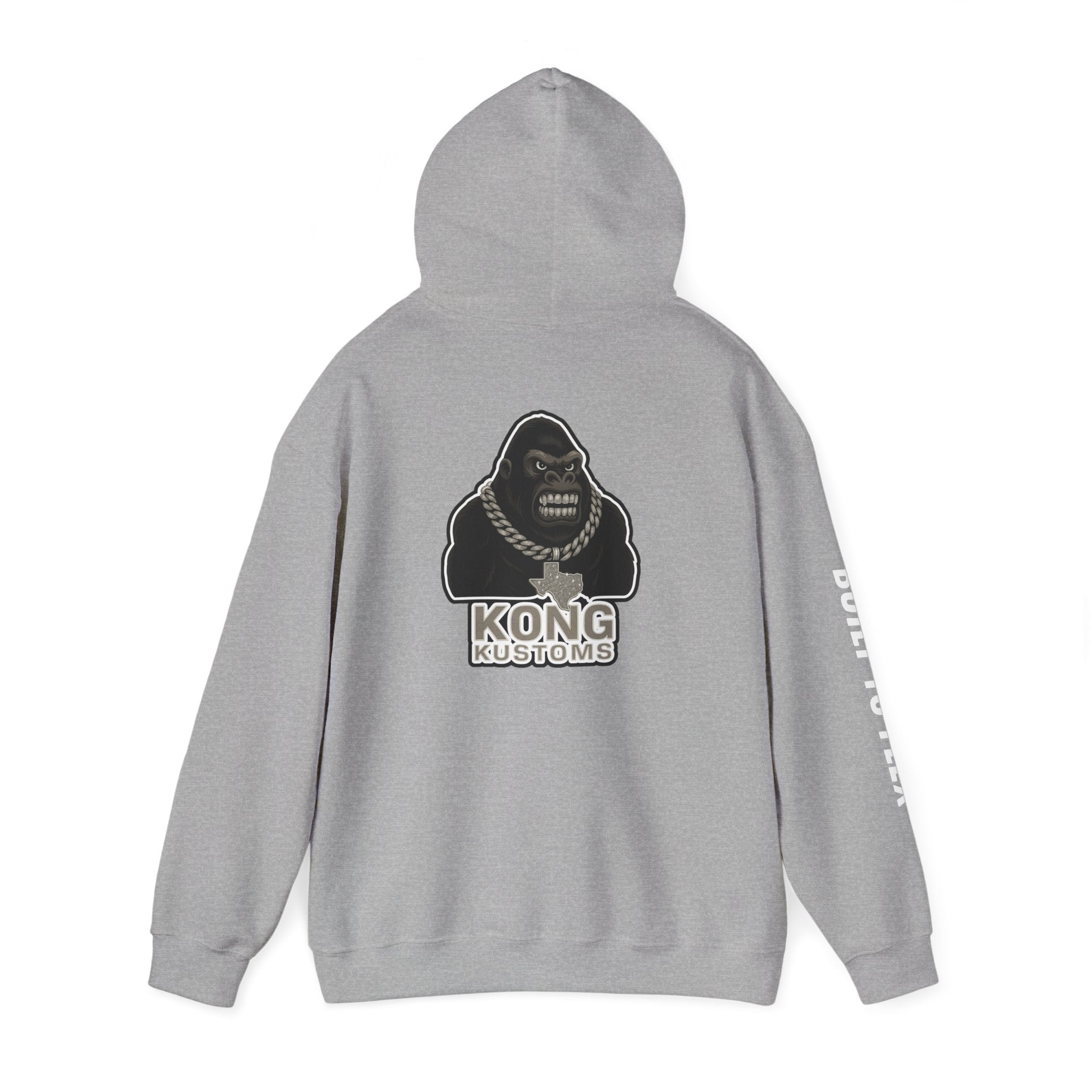 Kong Kustoms Graphic Hoodie – Built to Flex Gorilla Logo Pullover