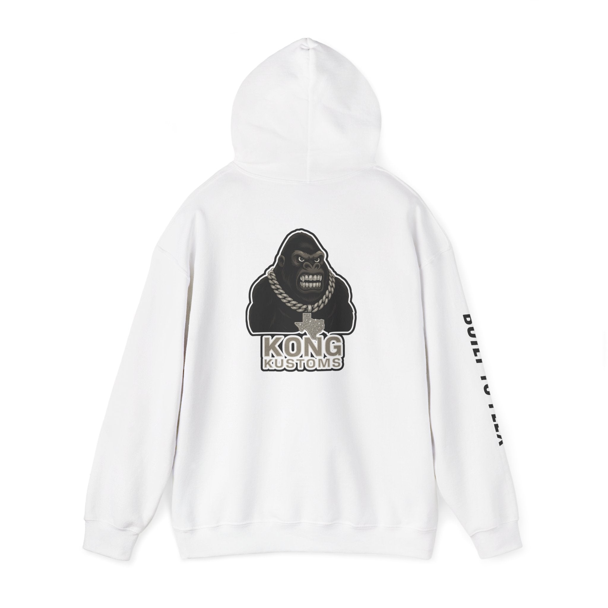 Kong Kustoms Graphic Hoodie – Built to Flex Gorilla Logo Pullover