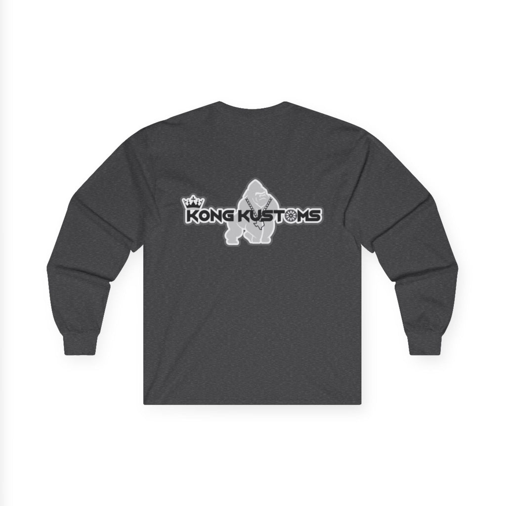 Long Sleeve Tee — 'Home Is Where The Heart Is' Minimal Chest Logo