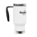 Travel Mug — Insulated 14oz Stainless Steel Tumbler with Handle (Kong Kustoms Logo)