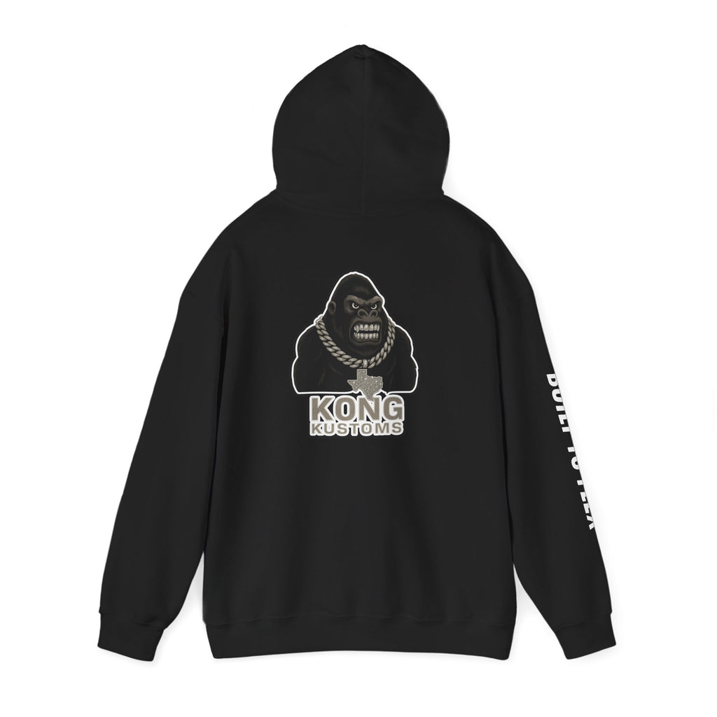 Kong Kustoms Graphic Hoodie – Built to Flex Gorilla Logo Pullover