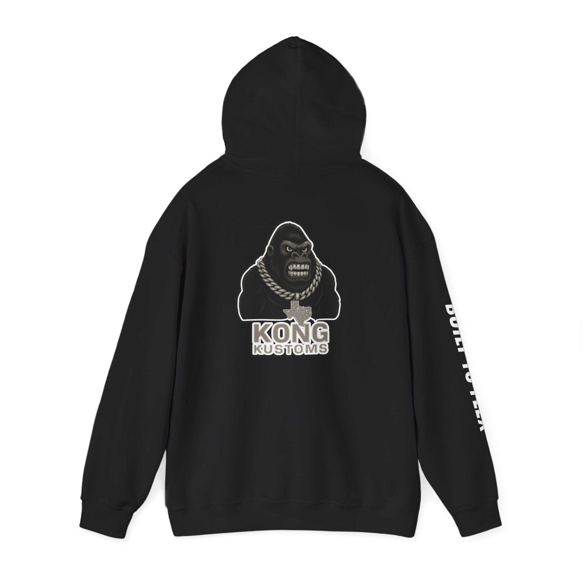 Kong Kustoms Graphic Hoodie – Built to Flex Gorilla Logo Pullover
